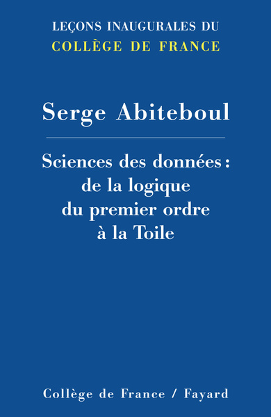 SCIENCES DES DONNEES : DE LA LOGIQUE DU PREMIER ORDRE A LA TOILE