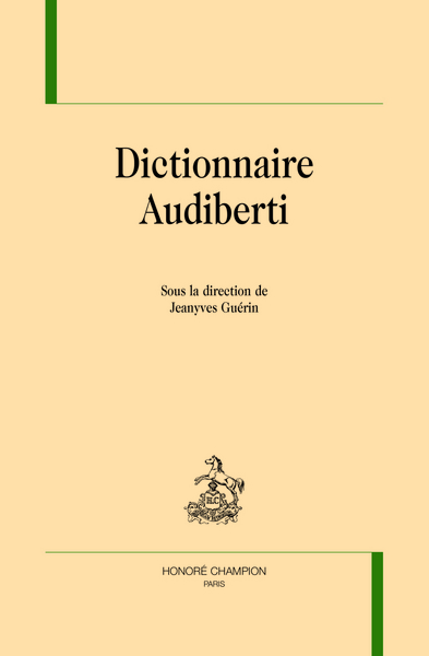 Dictionnaire Audiberti