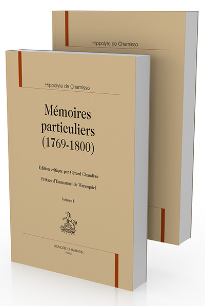 Mémoires particuliers (1769-1800). 2 volumes