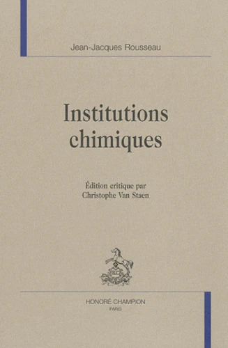 Institutions chimiques