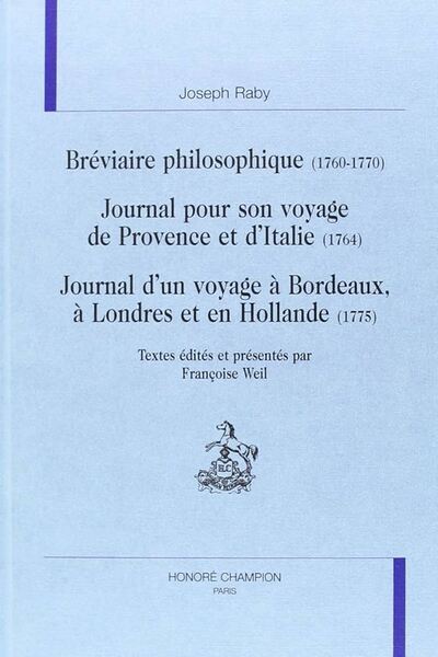 Bréviaire philosophique (1760-1770)