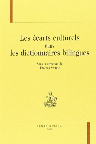 Les écarts culturels dans les dictionnaires bilingues