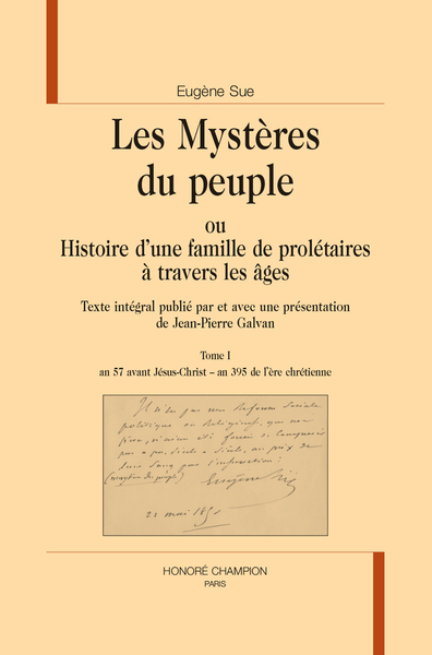 Les Mystères du peuple. 6 volumes - ou Histoire d'une famille de prolétaires à travers les âges