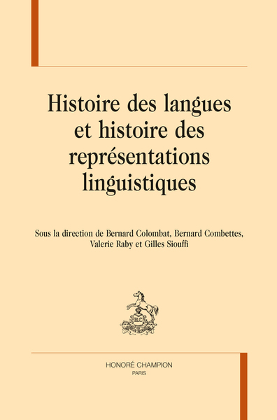GL - HISTOIRE DES LANGUES ET HISTOIRE DES REPRÉSENTATIONS LINGUISTIQUES