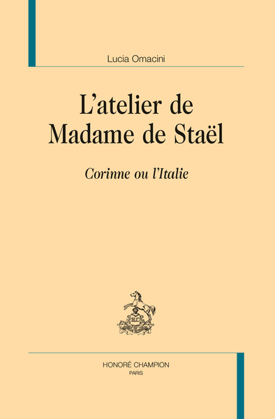 L’atelier de Madame de Staël - Corinne ou l'Italie