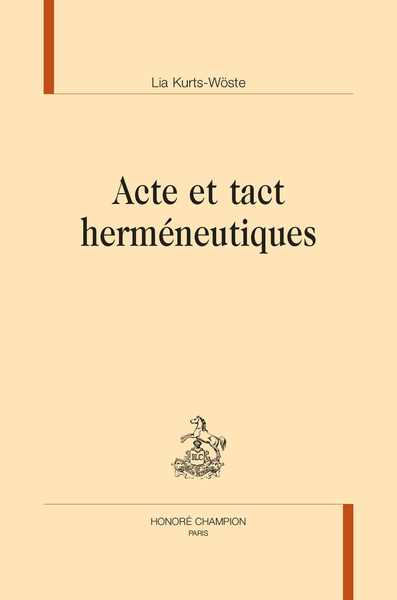 GL - Acte et tact herméneutiques