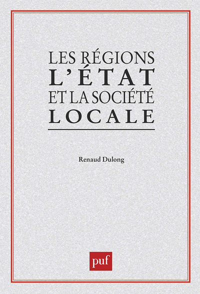 Régions etat et société locale