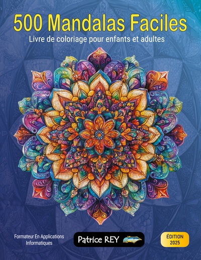 500 Mandalas Faciles - édition 2025