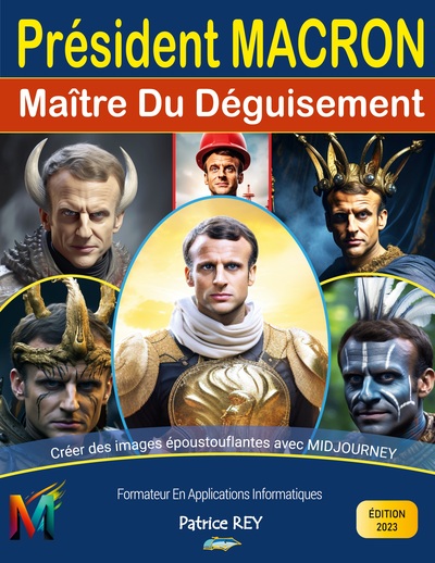 President Macron, Maitre Du Deguisement Avec Midjourney - edition 2023