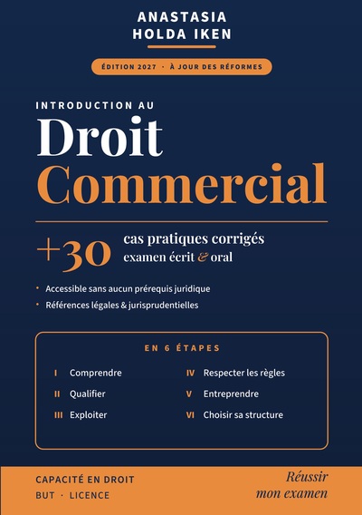 Introduction au droit Commercial - +30 cas pratiques corrigés