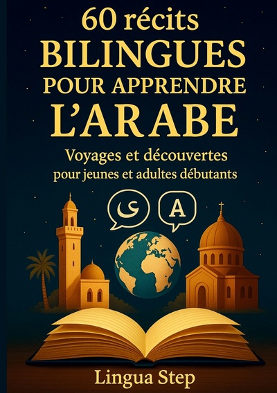 60 Récits bilingues pour apprendre l'Arabe - Voyages et Découvertes pour Jeunes et Adultes Débutants