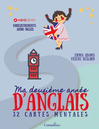 Mes premières années d'anglais - Ma deuxième année d'anglais - 32 cartes mentales