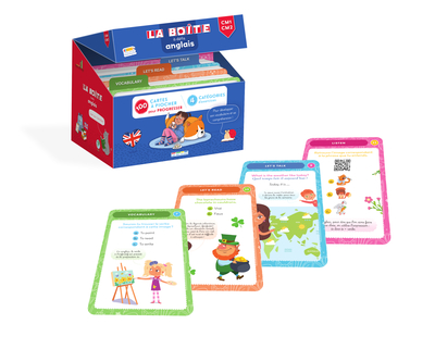 La boîte à défis Anglais - CM1-CM2 - 100 cartes à piocher pour progresser