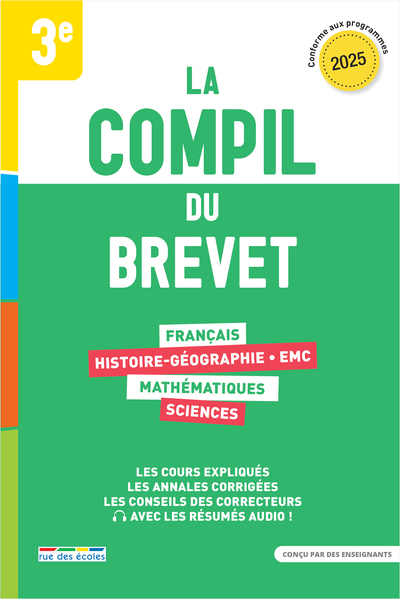 La Compil du Brevet 2025 - Tous les outils, toutes les matières