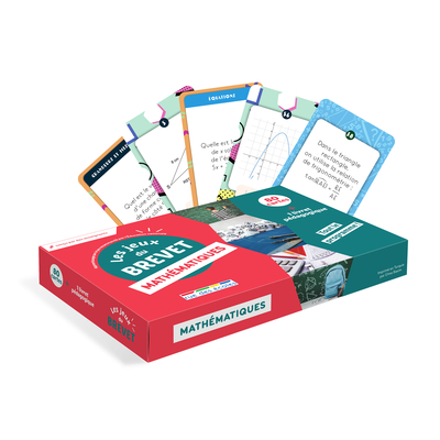 Les jeux du Brevet Mathématiques - 80 cartes + 1 livret pédagogique