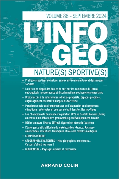 L'information géographique - n°3/2024 - Nature(s) sportive(s)