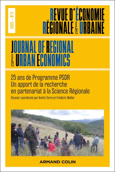 Revue d'économie régionale et urbaine Nº3/2025 - 25 ans de programme PSDR