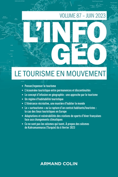 L'information géographique - n°2/2023 - Le tourisme en mouvement