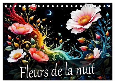 CALVENDO Nature - Fleurs de la nuit (Calendrier de bureau 2026 DIN A5 vertical), CALVENDO calendrier mensuel - Des nuits magiques dans une mer de fleurs, un plaisir pour toute l'année.