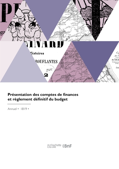 Présentation des comptes de finances et règlement définitif du budget