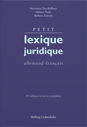 Petit lexique juridique - allemand-français