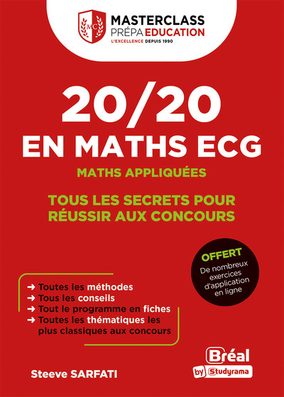 Maths appliquées en ECG - Tous les secrets pour réussir