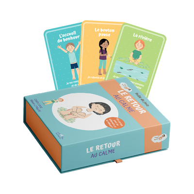 Coffret Bulle de joie - Le retour au calme, dès 5 ans - 50 cartes pour se détendre et se relaxer !