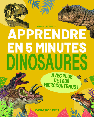 Apprendre en 5 minutes - Dinosaures - Avec plus de 1000 microcontenus !