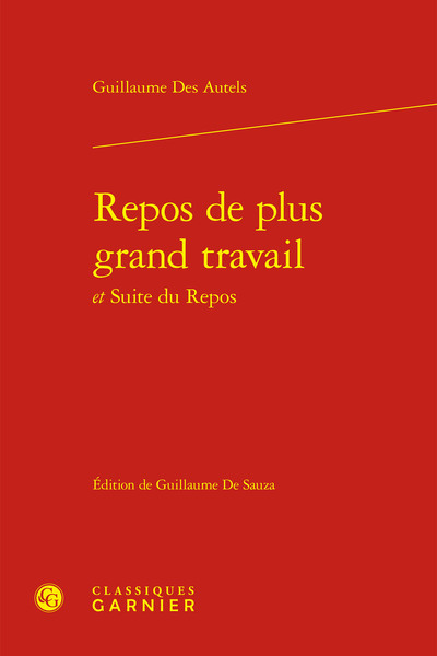 Repos de plus grand travail