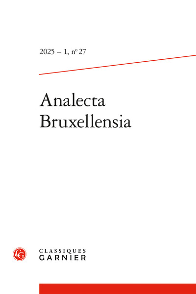 Analecta Bruxellensia