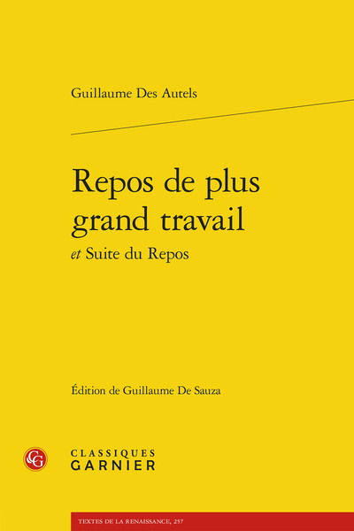 Repos de plus grand travail