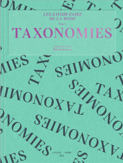 LES SAVOIR-FAIRE DE LA MODE - TAXONOMIES