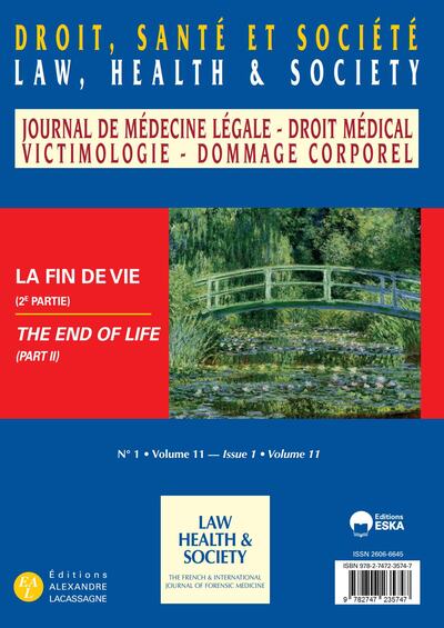 Droit Santé et Société - La fin de vie (2ème partie)