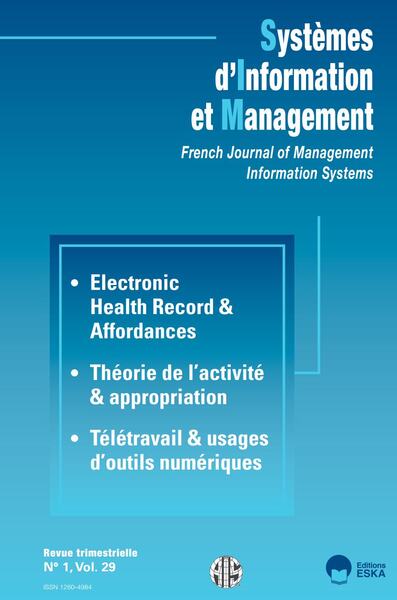 Système d'Information et Management 1-2024 - Télétravail et usages d'outils numériques