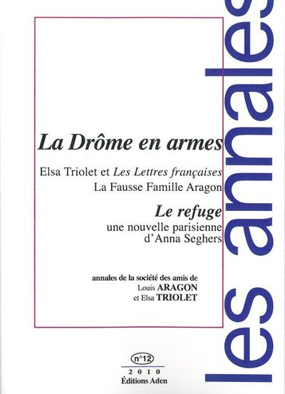 Annales des amis de Louis Aragon - La Drôme en armes