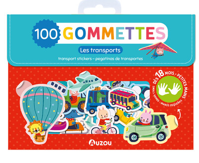 MA POCHETTE DE 100 GOMMETTES  - 100 GOMMETTES - TRANSPORTS