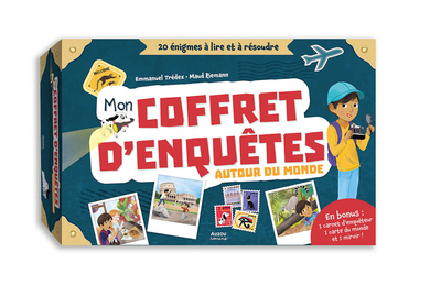 Mon coffret d'enquêtes autour du monde - 20 énigmes à lire et à résoudre