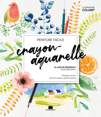 Crayon-aquarelle - Le livre de référence pour débutants - Techniques de base, choix des couleurs, expérimentations