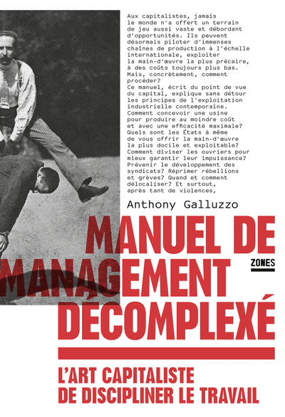 Manuel de management décomplexé - L'art capitaliste de discipliner le travail