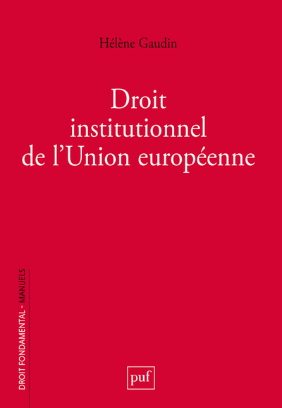 Droit institutionnel de l'Union européenne