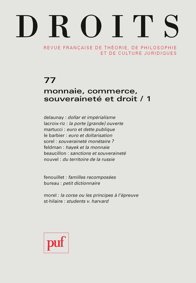 Droits 2023, n.77