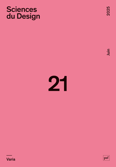 Sciences du Design n° 21 (1-2025) - Varia
