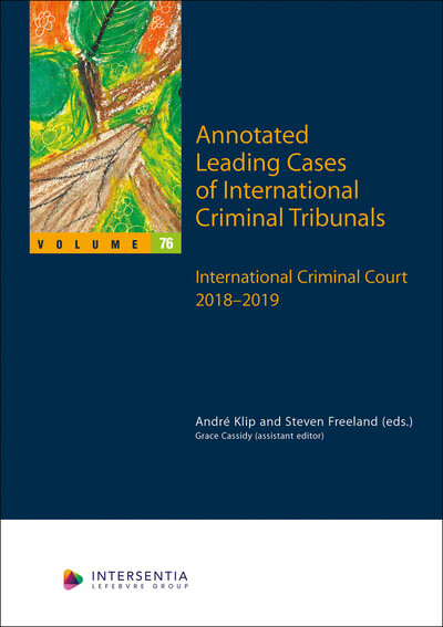 Annotated Leading Cases of International Criminal Tribunals - International Criminal Cou - 76