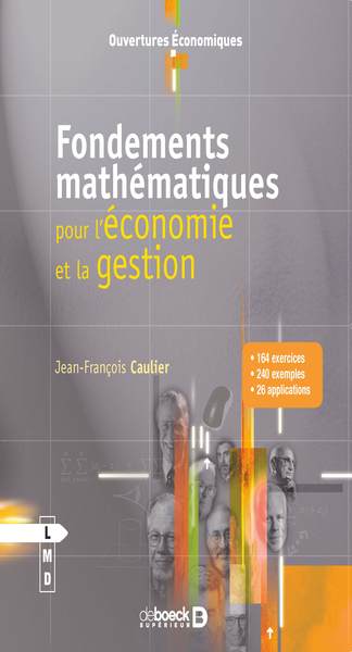 Fondements mathématiques - pour l'économie et la gestion