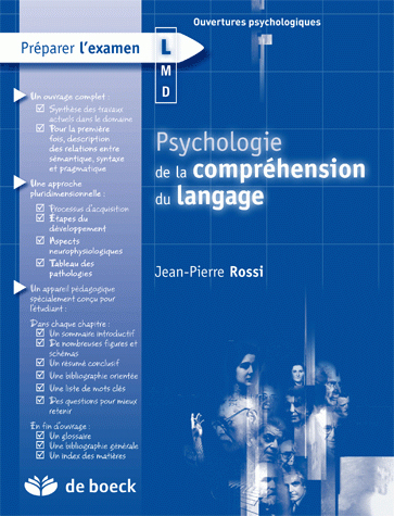 Psychologie de la compréhension du langage