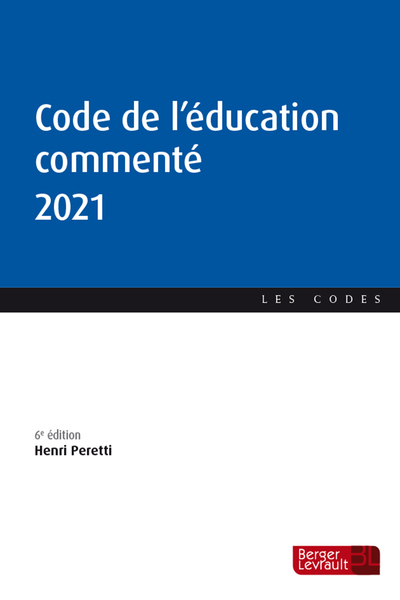Code de l'éducation commenté 2021 (6éd)