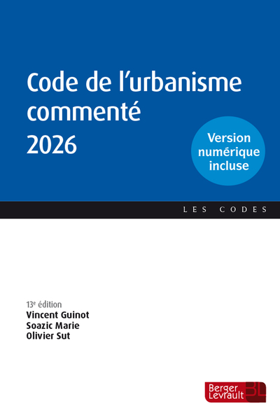 Code de l'urbanisme commenté 2026