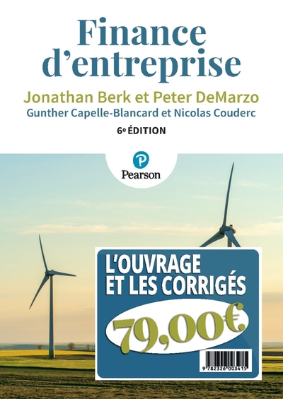 Pack Finance d'entreprise 6e édition - Manuel + corrigés