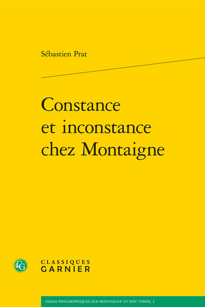 Constance et inconstance chez Montaigne