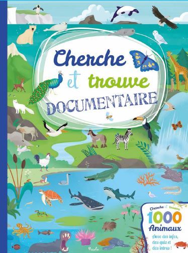 Documentaire 1000 animaux - Avec des infos, des quiz et des intrus !